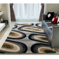 Microfiber machine tufted carpet for home